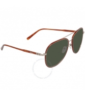 SALVATORE FERRAGAMO Green Aviator Men's Sunglasses SF181S 2